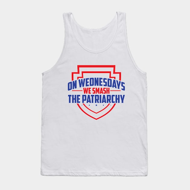On Wednesdays We Smash Patriarchy - Equal Rights For Women - Gender Equality Tank Top by SiGo
